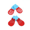 4Pcs Set Knitted Pet Socks