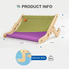 Sturdy Cat Window Perch Wooden Assembly Hanging Bed Cotton Canvas Easy Washable Multi-Ply Plywood Hot Selling Hammock