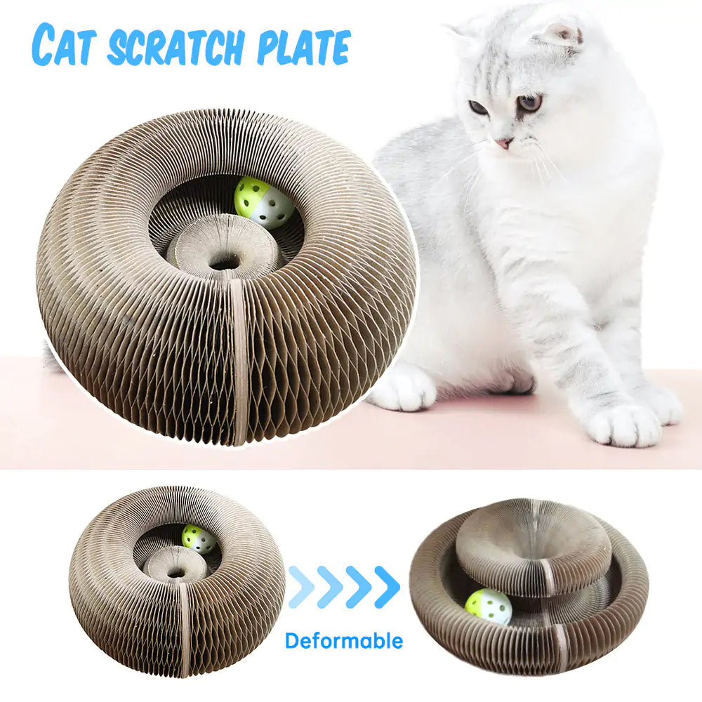 2 in 1 Cat Deformable Scratcher Board