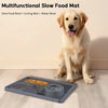 Dog Food Bowl Mat Cat Low Feeding Pet Drinking Feed Placemat Silicone Waterproof Pad