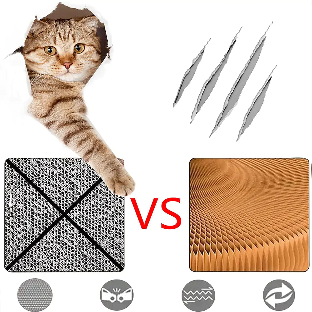 2 in 1 Cat Deformable Scratcher Board