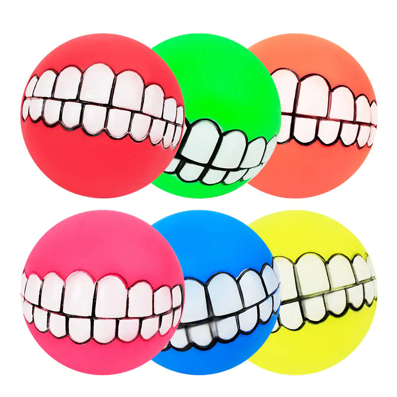 Pet Ball Teeth Silicon Chew Toys