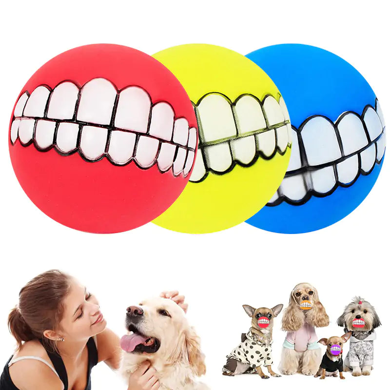 Pet Ball Teeth Silicon Chew Toys