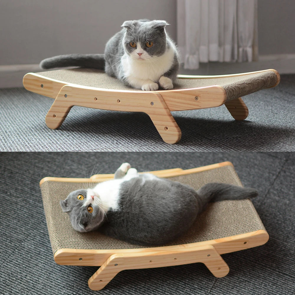 3 In 1 Corrugated Cat Furniture Bed, Scratching, Play Area