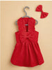 Puppy Bow Knot Dress Set