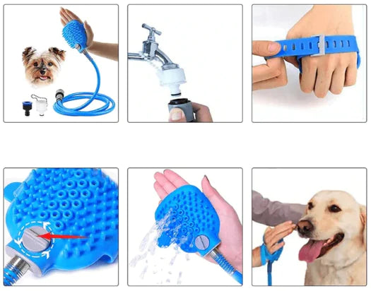 Silicone Pet Shower Sponge