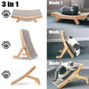 3 In 1 Corrugated Cat Furniture Bed, Scratching, Play Area