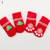 4Pcs Set Knitted Pet Socks