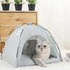 Pet Tent Bed Cats Warm Cushions Winter Clamshell Kitten